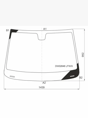 Стекло лобовое Chevrolet Captiva 18-