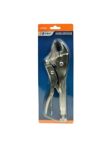 Зажим грейферный 250мм с полукруглым захватом (захват 60мм) LIGE