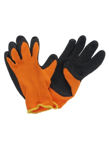Перчатки акриловые 2-ое латексное покрытие утепленные