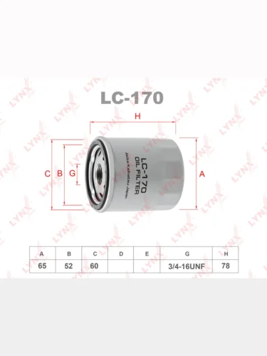 Фильтр масляный LYNX