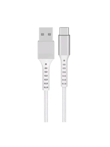 Кабель USB Type С 1.2м серебро BROOKS