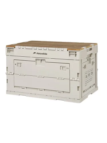 Ящик туристический Naturehike 52 л, трансформер, со столешницей, бежевый  brand: Naturehike, width_mm_2: 405, dlina_mm: 570, ves_kg_1: 4.1, material: Полипропилен, vysota_mm: 125