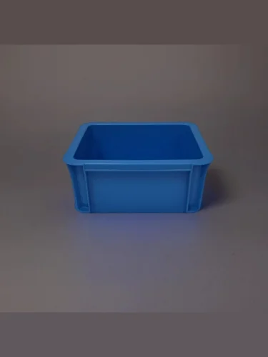Контейнер IRIS для хранения, без крышки, синий  brand: IRIS OHYAMA, tsvet: Синий, width_mm_2: 156, dlina_mm: 190, ves_kg_1: 0.155, material: Полипропилен, vysota_mm: 84