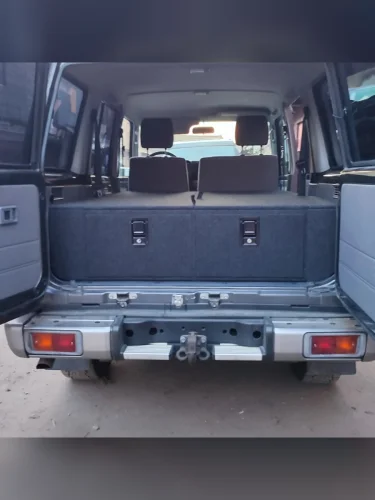 Органайзер в багажник для Toyota Land Cruiser 76 (2 выдвижных ящика+спальник)  brand: Автопол