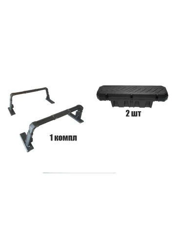 Силовой каркас-кунг Baja Racing (тип А) с 2-мя большими рыбацкими ящиками Ford F-150, Toyota Tundra  brand: Baja Racing, ves_kg_1: 75.08