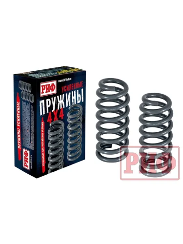 Пружины РИФ передние Mitsubishi Pajero III, IV 2000+ 0-50 кг дизель 3,2 лифт 20 мм, бензин 3.0 40 мм лифт  brand: РИФ, width_mm_2: 150, dlina_mm: 280, ves_kg_1: 10.8, vnutrenniy_diametr_mm: 7393, tip_pruzhin: Передние, dlina_pruzhiny_levaya_pravaya_mm: 325, primenyaemost: Mitsubishi Pajero, vysota_mm: 415, diametr_prutka_mm: 18