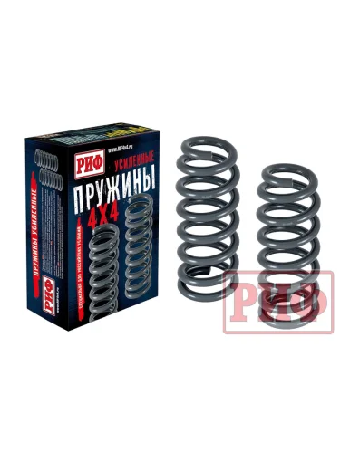 Пружины РИФ передние Mitsubishi Pajero III, IV 2000+ 0-50 кг дизель 3,2 и 50-100 кг бензин 3.0 лифт 40 мм  brand: РИФ, width_mm_2: 150, dlina_mm: 380, ves_kg_1: 10.8, vnutrenniy_diametr_mm: 7393, tip_pruzhin: Передние, dlina_pruzhiny_levaya_pravaya_mm: 335, primenyaemost: Mitsubishi Pajero, vysota_mm: 415, diametr_prutka_mm: 18