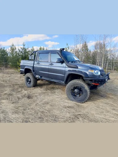 Расширители колёсных арок УАЗ Пикап NEW (с накладками на бампер) рестайлинг  brand: Fenders, ves_kg_1: 13