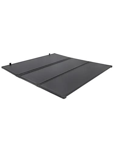 Крышка кузова РИФ для Mitsubishi L200 2015+, трёхсекционная 1515х1460 мм, алюминиевая, черная  brand: РИФ, width_mm_2: 670, dlina_mm: 1650, ves_kg_1: 26, vysota_mm: 145