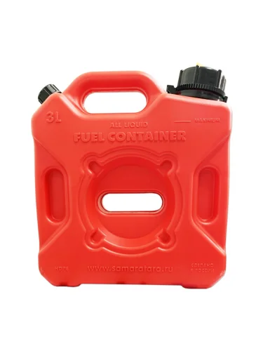 Канистра "Экстрим-Самара" 3 л (красная)  brand: Экстрим (ТехноХим), width_mm_2: 90, dlina_mm: 250, ves_kg_1: 0.45, vysota_mm: 280