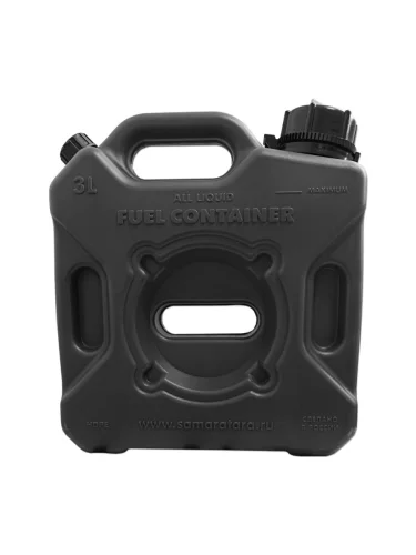 Канистра "Экстрим-Самара" 3 л (чёрная)  brand: Экстрим (ТехноХим), width_mm_2: 90, dlina_mm: 250, ves_kg_1: 0.45, vysota_mm: 280