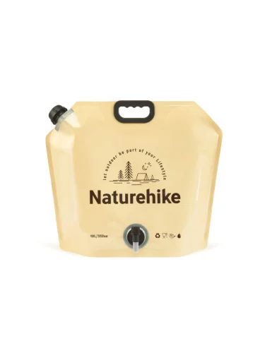 Канистра Naturehike для воды, 19 л., прозрачная  brand: Naturehike, tsvet: Желтый, width_mm_2: 380, dlina_mm: 440, ves_kg_1: 0.138, material: Полиэтилен, vysota_mm: 20