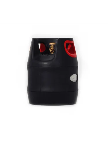 Баллон композитный газовый HPC Research GRILL EDITION, российский тип соединения. Объем 12,7 л.  brand: HPC Research, tsvet: Черный + красный, width_mm_2: 310, dlina_mm: 310, ves_kg_1: 3.5, vysota_mm: 380