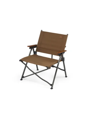 Кресло туристическое Naturehike складное, коричневое, до 120 кг  brand: Naturehike, tsvet: Коричневый, width_mm_2: 170, dlina_mm: 770, ves_kg_1: 4.1, material: Оксфорд, vysota_mm: 170