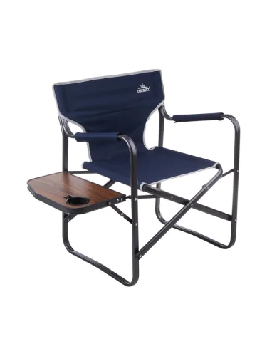 Кресло TOURIST BOSS PLUS складное, директорское с откидным столиком, до 130 кг  brand: TOURIST, tsvet: Синий, width_mm_2: 560, dlina_mm: 810, ves_kg_1: 3.5, material: Полиэстер, vysota_mm: 170