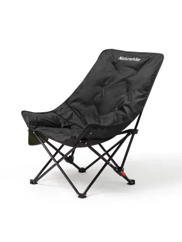 Кресло туристическое Naturehike Sea star 001, 51х62,5х90 см, складное, до 120 кг. черное  brand: Naturehike, tsvet: Черный, width_mm_2: 150, dlina_mm: 900, ves_kg_1: 3, material: Оксфорд, vysota_mm: 150