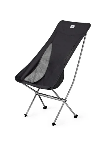 Кресло туристическое Naturehike Stellaluna L04 складное, черное, высокая спинка, до 150 кг  brand: Naturehike, tsvet: Черный, width_mm_2: 150, dlina_mm: 485, ves_kg_1: 1.3, material: Оксфорд, vysota_mm: 150