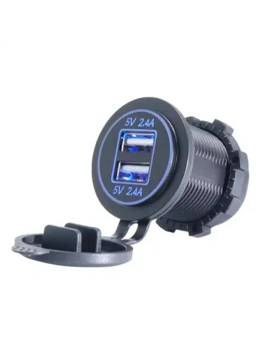 Розетка USB 2 5В2,4А  brand: РИФ, width_mm_2: 40, dlina_mm: 40, ves_kg_1: 0.034, vysota_mm: 60