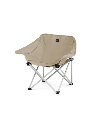 Кресло туристическое Naturehike Stellaluna T01 складное, 80х53х66 см, до 110 кг, бежевое  brand: Naturehike, tsvet: Бежевый, width_mm_2: 120, dlina_mm: 770, ves_kg_1: 2.5, material: Оксфорд, vysota_mm: 120