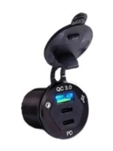 Розетка USB QC 3.0, PDх2  brand: РИФ, width_mm_2: 50, dlina_mm: 40, ves_kg_1: 0.037, vysota_mm: 60