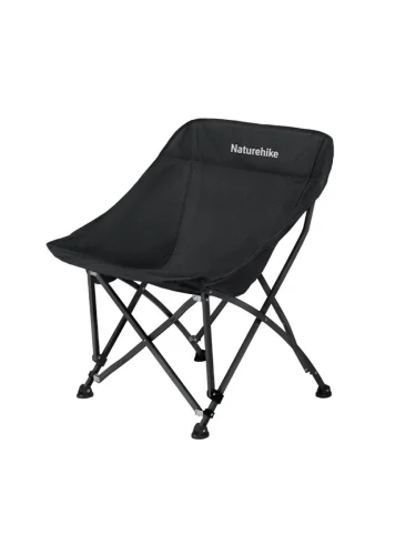 Кресло туристическое Naturehike MW01, складное, КМФ, до 120 кг.  brand: Naturehike, tsvet: Черный, width_mm_2: 180, dlina_mm: 920, ves_kg_1: 2.6, material: Оксфорд, vysota_mm: 150