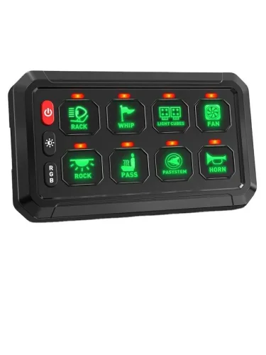 Панель переключателей групповая (8 шт) 12В 600 Вт  24В 1200 Вт  brand: РИФ