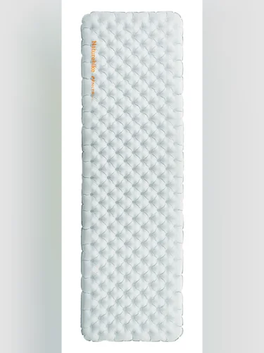 Коврик надувной Naturehike 186х64х8 см, серый, без мешка  brand: Naturehike, tsvet: Серый, width_mm_2: 90, dlina_mm: 240, ves_kg_1: 0.59, material: Эпонж, vysota_mm: 90