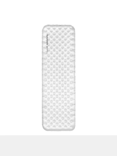Коврик надувной Naturehike 196х64х10 см, серебристый карбон  brand: Naturehike, tsvet: Серебристый, width_mm_2: 130, dlina_mm: 220, ves_kg_1: 0.46, material: Нейлон, vysota_mm: 130