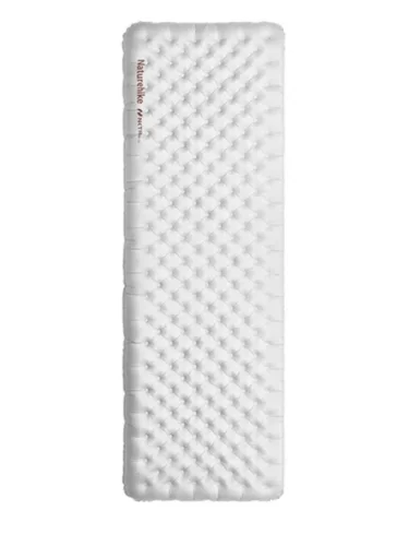 Коврик надувной Naturehike 196х64х12 см, серебристый карбон  brand: Naturehike, tsvet: Серебристый, width_mm_2: 130, dlina_mm: 220, ves_kg_1: 0.69, material: Полиэстер, vysota_mm: 130