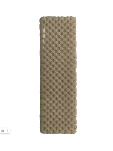 Коврик надувной Naturehike 196х64х8 см, светло-коричневый, без мешка  brand: Naturehike, tsvet: Светло-коричневый, width_mm_2: 100, dlina_mm: 240, ves_kg_1: 0.68, material: Эпонж, vysota_mm: 100