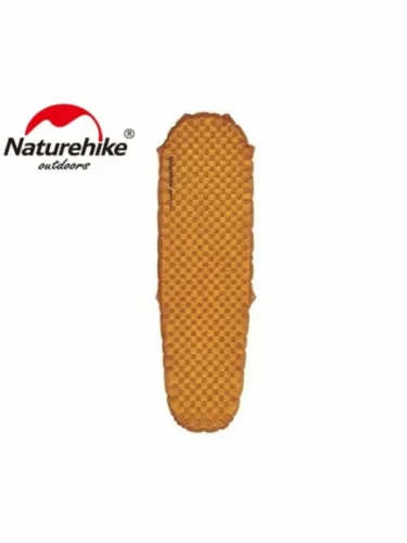 Коврик надувной Naturehike 183х58х8 см, овальный, оранжевый  brand: Naturehike, tsvet: Оранжевый, width_mm_2: 100, dlina_mm: 180, ves_kg_1: 0.5, material: Нейлон, vysota_mm: 100