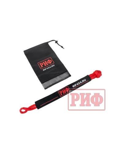 Софт-шакл РИФ 12 мм, красный, в чехле  brand: РИФ, width_mm_2: 100, dlina_mm: 120, ves_kg_1: 0.12, vysota_mm: 25