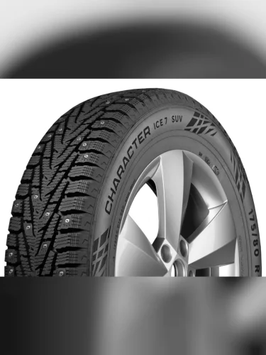 Шина IKON Tyres Character Ice 7 SUV 23565 R18 110T XL (Nordman 7 SUV) шипованные  brand: IKON, r: 18, tip_protektora: Зимняя, height_aspect_ratio: 65, width_mm: 235, height_percent: 65, width_mm_2: 740, loadindex: 110, dlina_mm: 240, ves_kg_1: 14.25, vysota_mm: 740, shirina_mm: 235, tiporazmery_shin: 23565R18