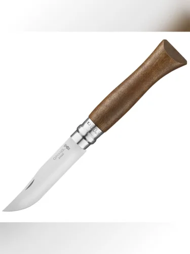 Нож Opinel №9, нержавеющая сталь, ореховая рукоять  brand: OPINEL, width_mm_2: 25, dlina_mm: 125, ves_kg_1: 0.056, vysota_mm: 30