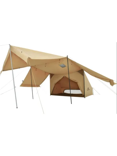 Палатка Naturehike Mountain Stream, 1-местная, алюминиевый каркас, бежевая  brand: Naturehike, tsvet: Бежевый, width_mm_2: 300, dlina_mm: 600, ves_kg_1: 11, material: Полиэстер, vysota_mm: 300