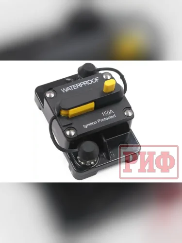 Предохранитель автоматический РИФ 150А  brand: РИФ, width_mm_2: 100, dlina_mm: 60, ves_kg_1: 0.11, primenyaemost: Универсальная, vysota_mm: 60