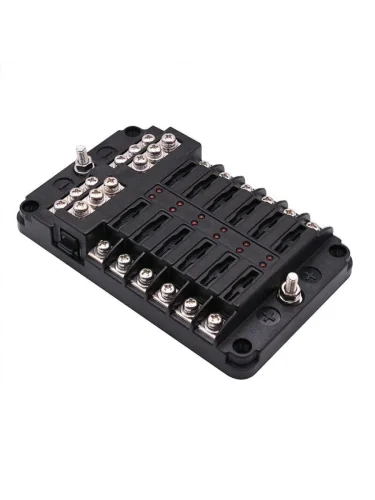 Держатель предохранителей 12 шт.  brand: РИФ, width_mm_2: 150, dlina_mm: 5, ves_kg_1: 0.273, vysota_mm: 100