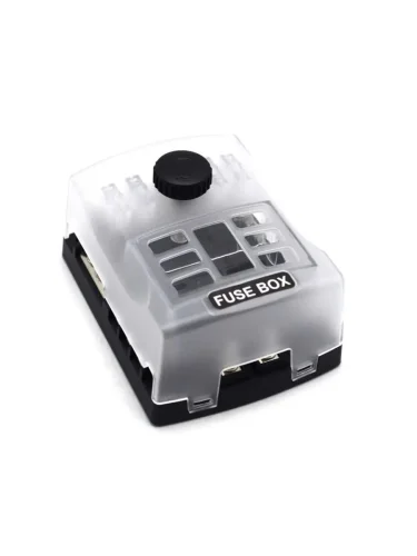 Держатель предохранителей 6 шт.  brand: РИФ, width_mm_2: 150, dlina_mm: 100, ves_kg_1: 0.34, vysota_mm: 110