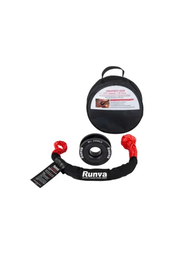 Блок усиления (полиспаст) Runva с софт-шаклом  brand: RUNVA