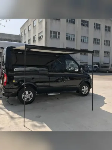 Маркиза автомобильная РИФ 3.0х2,5 м кассетная, привод механический, ручной, корпус черный  brand: РИФ, width_mm_2: 180, dlina_mm: 3130, ves_kg_1: 24, material: Винил, vysota_mm: 230