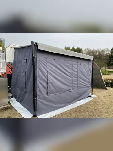 Стенки к автомобильной маркизе серии RIF5533 2,5х2 м  brand: РИФ, width_mm_2: 410, dlina_mm: 1250, ves_kg_1: 20.9, material: Канвас, vysota_mm: 175