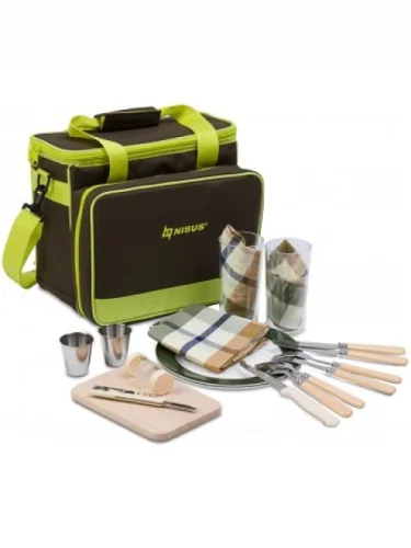 Набор для пикника на 2 персоны NISUS (уценка)  brand: NISUS