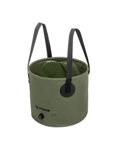 Ведро складное NISUS ПВХ 20л  brand: NISUS, tsvet: Олива, width_mm_2: 260, dlina_mm: 290, ves_kg_1: 0.41, vysota_mm: 40