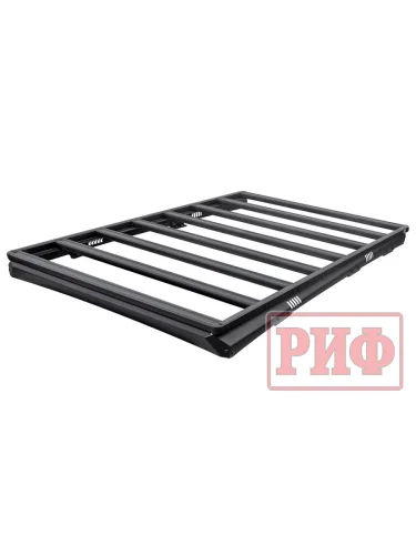 Багажник экспедиционный (платформа) алюминиевый РИФ 1150x2080 мм для Toyota Land Cruiser Prado 150 (с крепежом)  brand: РИФ, width_mm_2: 400, dlina_mm: 2100, ves_kg_1: 36, material: Алюминий, vysota_mm: 120