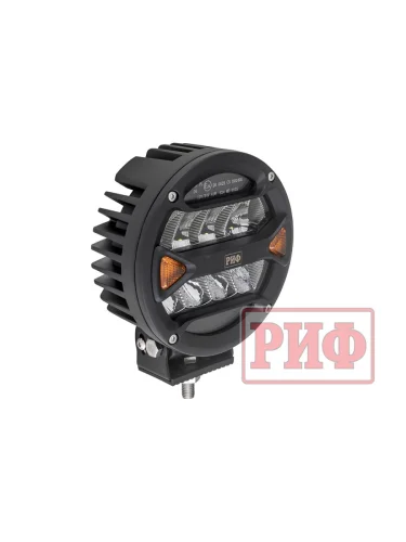 Светодиодная фара водительского света РИФ 146 мм 40W LED  brand: РИФ, tip_fary: Водительский свет, width_mm_2: 115, dlina_mm: 190, ves_kg_1: 1.6, form_faktor: Круг, primenyaemost: Универсальная, vysota_mm: 210, power_w: 40, moshchnost_vt: 40