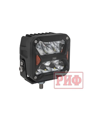 Светодиодная фара водительского света РИФ 107x102x86 мм 60W LED  brand: РИФ, tip_fary: Водительский свет, width_mm_2: 150, dlina_mm: 150, ves_kg_1: 0.95, form_faktor: Квадрат, primenyaemost: Универсальная, vysota_mm: 140, power_w: 60, moshchnost_vt: 60