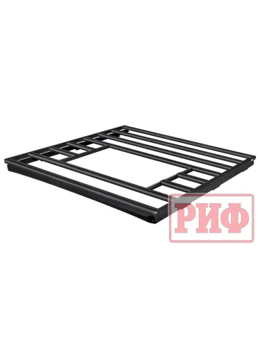 Багажник экспедиционный (платформа) алюминиевый РИФ 1600x2080 мм для ГАЗ Соболь NN Минивэн (с крепежом)  brand: РИФ, width_mm_2: 400, dlina_mm: 2100, ves_kg_1: 40.5, material: Алюминий, vysota_mm: 120