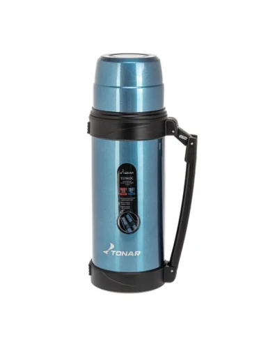 Термос ТОНАР 1200 мл (ручка), синий  brand: ТОНАР, width_mm_2: 105, dlina_mm: 110, ves_kg_1: 0.675, vysota_mm: 300