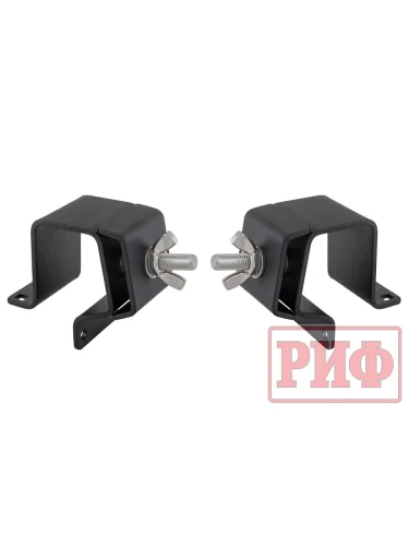 Кронштейны для бокового крепления домкрата Hi-Jack к алюминиевому багажнику (платформе) РИФ  brand: РИФ