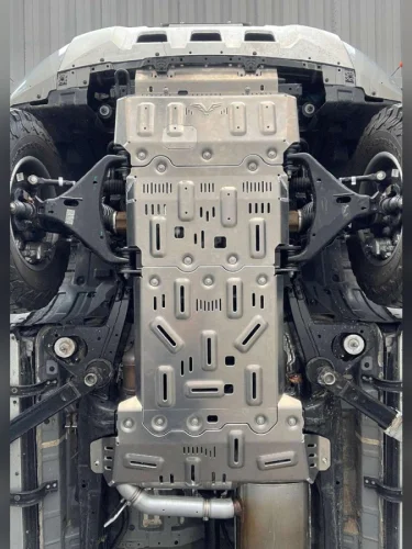 Защита Falcon радиатора, картера, РК, КПП для GWM Poer, дизель, алюминий, 8 мм  brand: Falcon, width_mm_2: 150, dlina_mm: 740, ves_kg_1: 45, vysota_mm: 1220